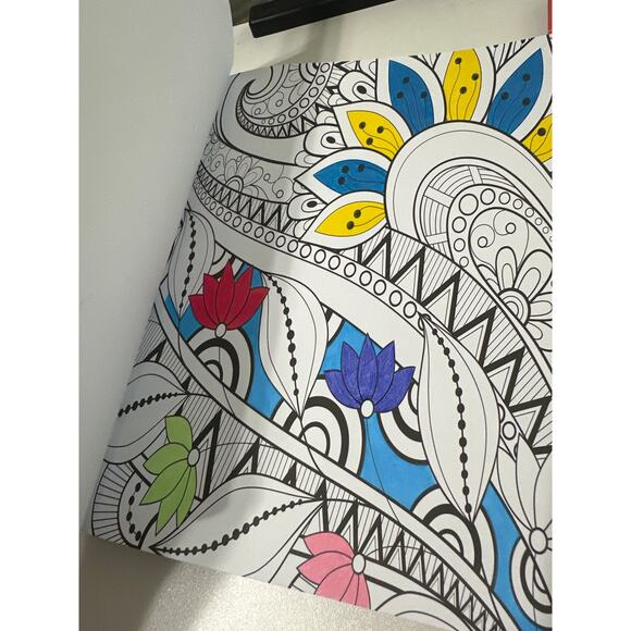 Adult Coloring Books on Florals, finding solace flowers. 3 books in a package. - Picture 3 of 10